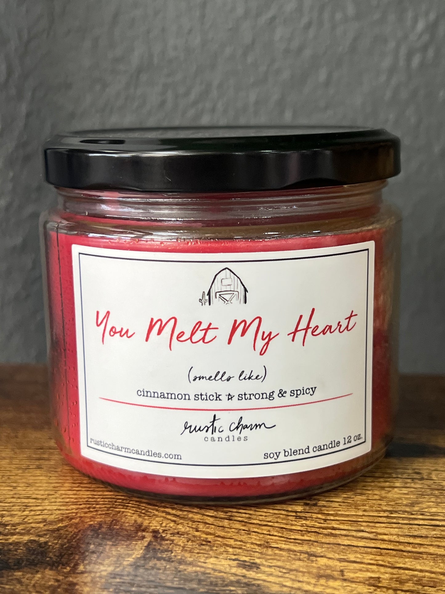 Rustic Charm Candle- You Melt My Heart