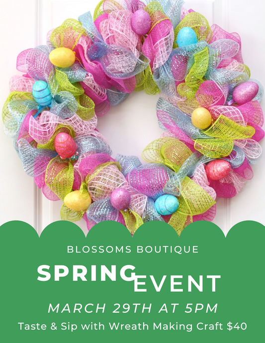 Spring Craft Sip & Shop