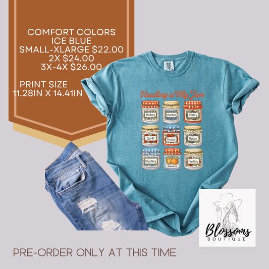 **PRE-ORDER** Reading is my Jam Tee