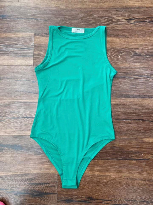 Bodysuit Tank- Green