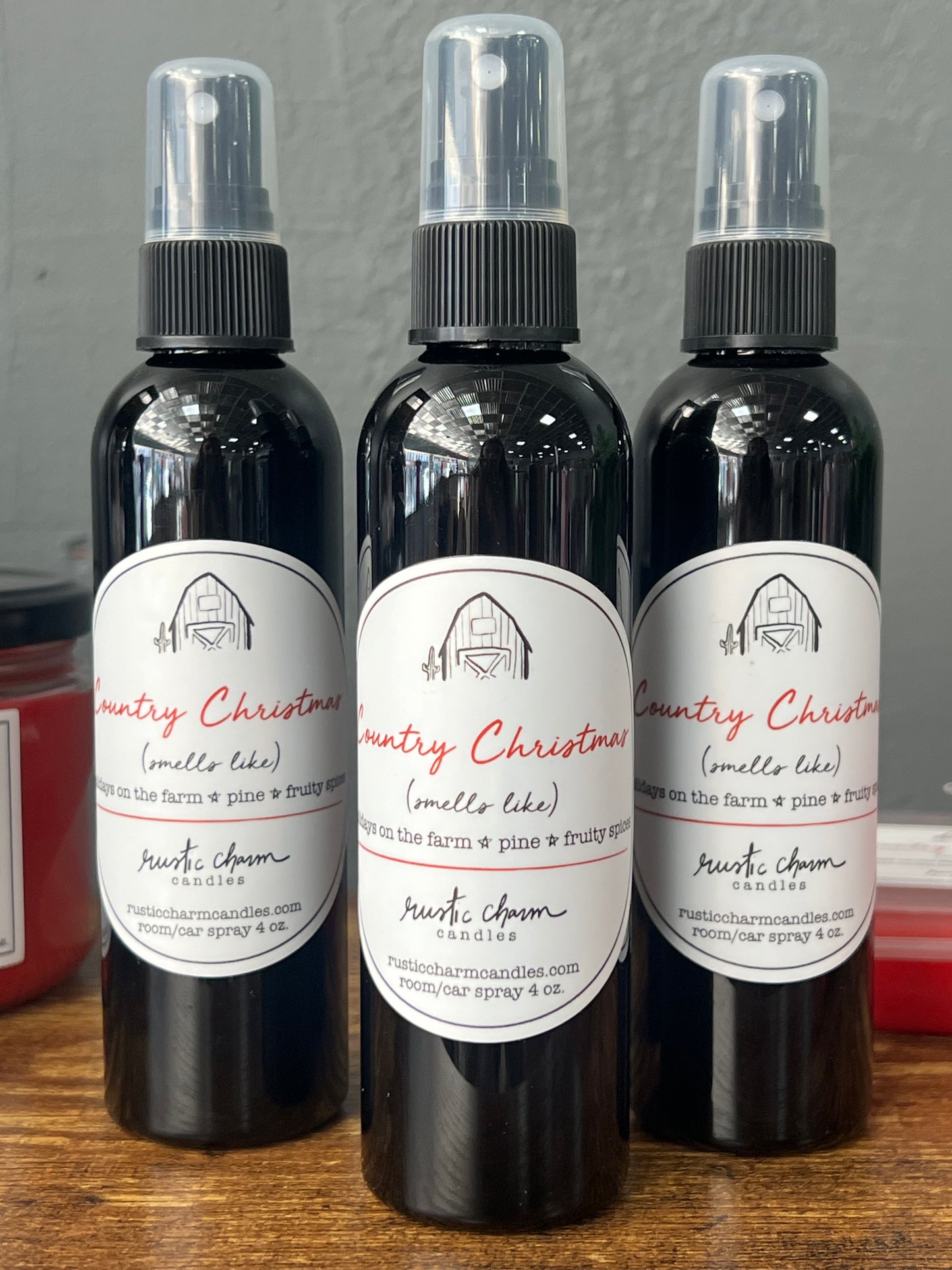 Rustic Charm Room Spray- Country Christmas